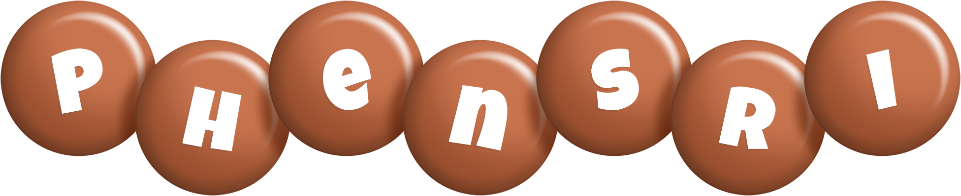 Phensri candy-brown logo