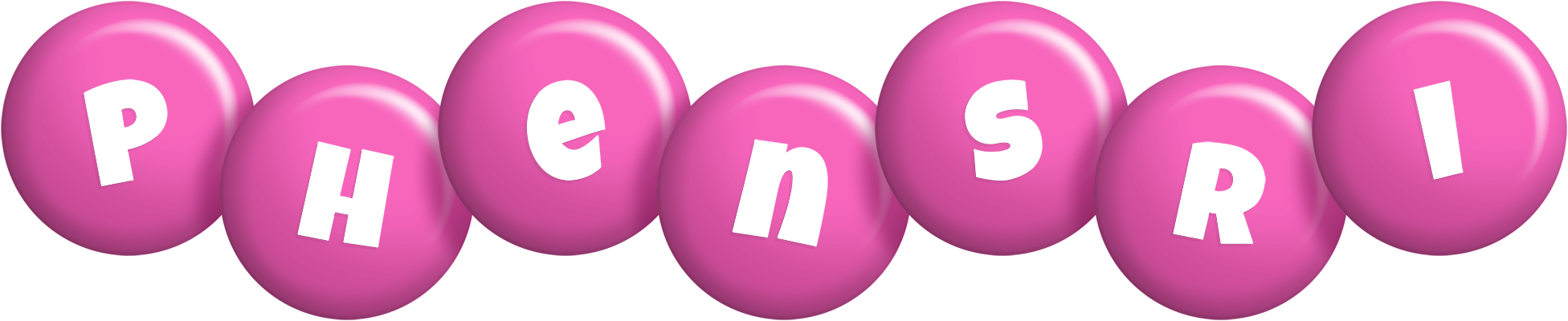 Phensri candy-pink logo
