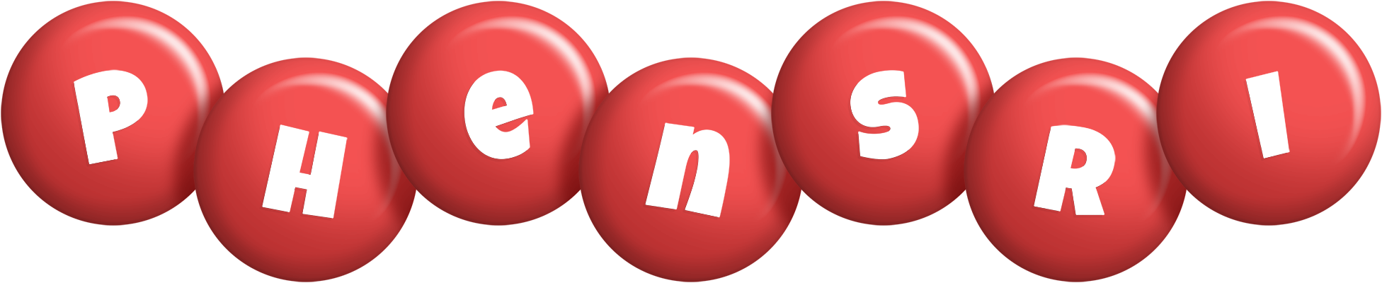 Phensri candy-red logo
