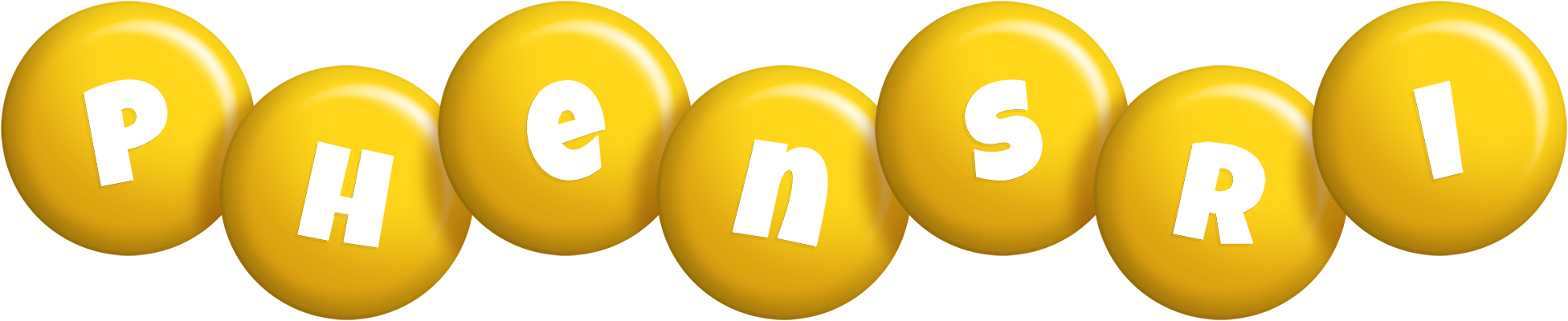 Phensri candy-yellow logo