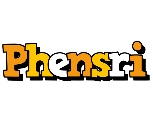 Phensri cartoon logo