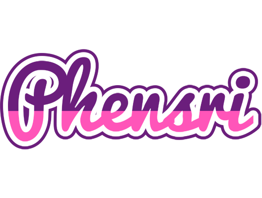 Phensri cheerful logo