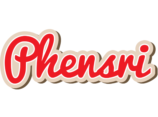Phensri chocolate logo