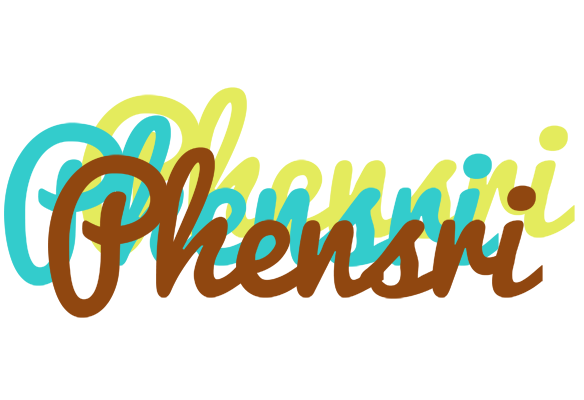 Phensri cupcake logo