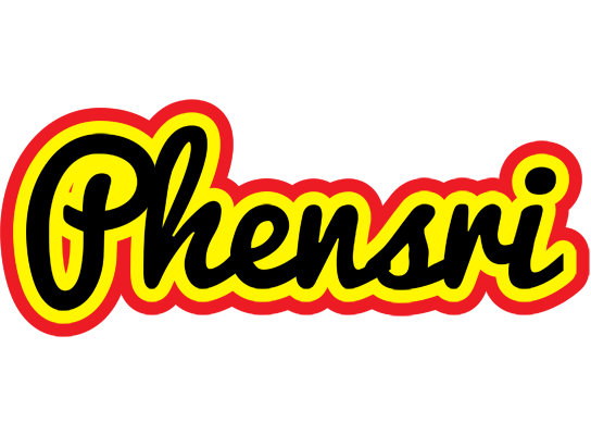Phensri flaming logo