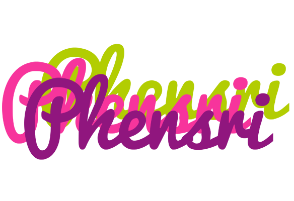 Phensri flowers logo