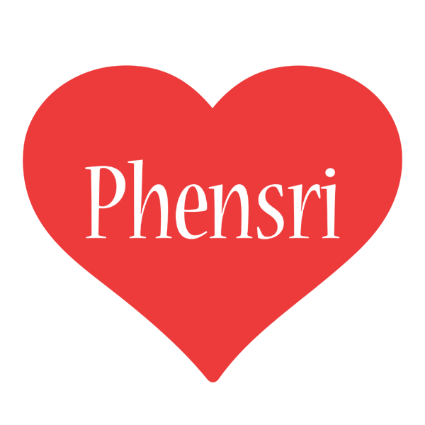 Phensri love logo