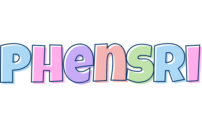 Phensri pastel logo