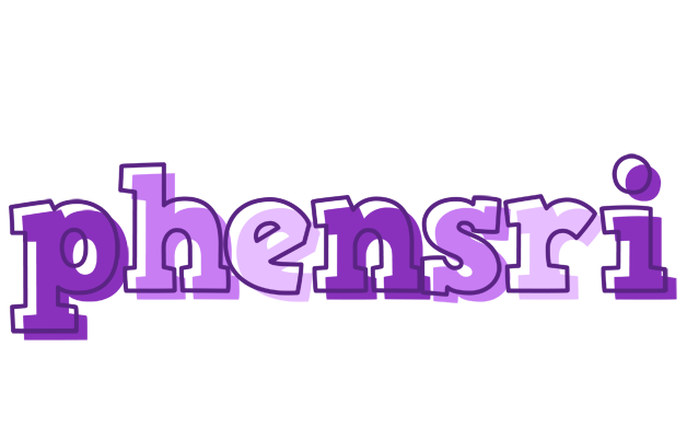 Phensri sensual logo