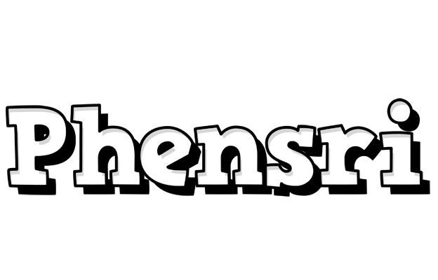 Phensri snowing logo