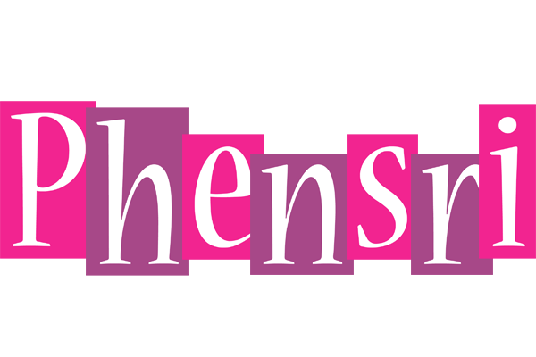 Phensri whine logo
