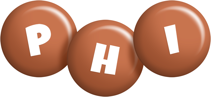 Phi candy-brown logo