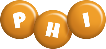 Phi candy-orange logo