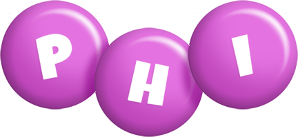Phi candy-purple logo