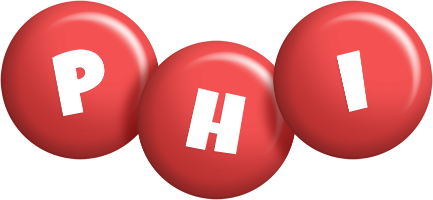 Phi candy-red logo