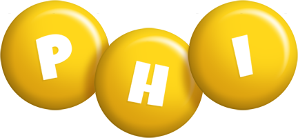 Phi candy-yellow logo