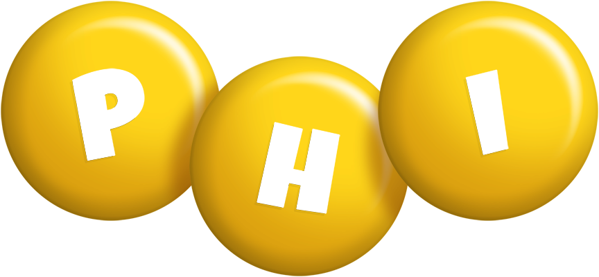 Phi candy-yellow logo