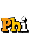 Phi cartoon logo