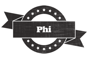 Phi grunge logo