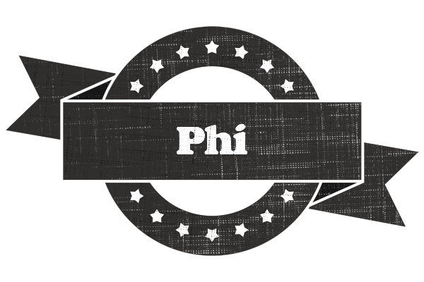 Phi grunge logo