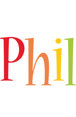 Phil birthday logo