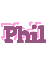 Phil relaxing logo