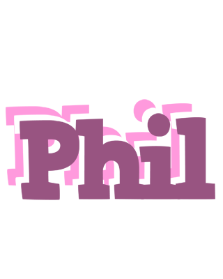 Phil relaxing logo