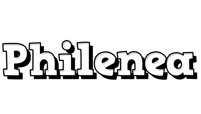 Philenea snowing logo