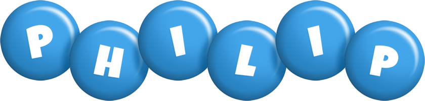 Philip candy-blue logo