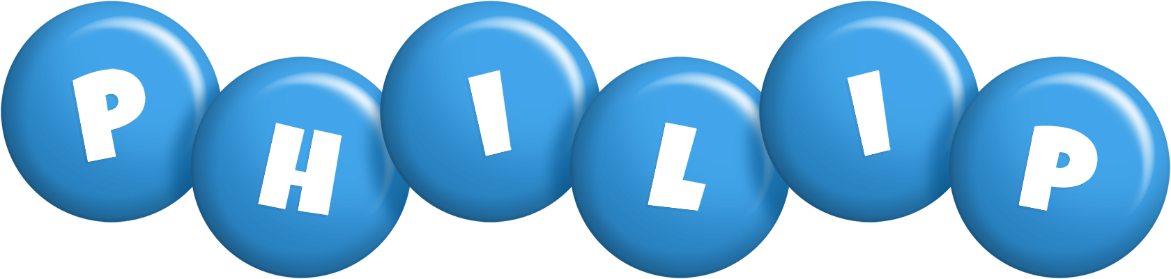 Philip candy-blue logo