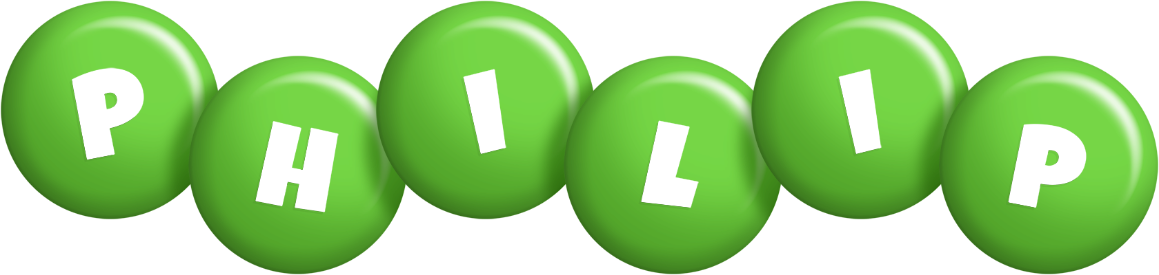 Philip candy-green logo