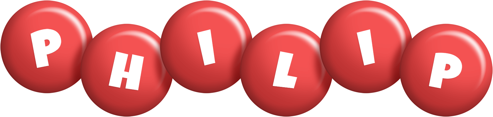 Philip candy-red logo