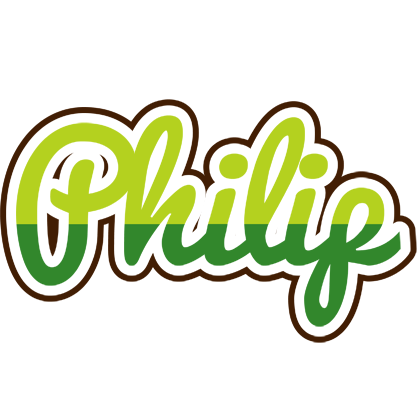 Philip golfing logo