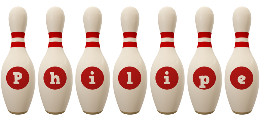 Philipe bowling-pin logo