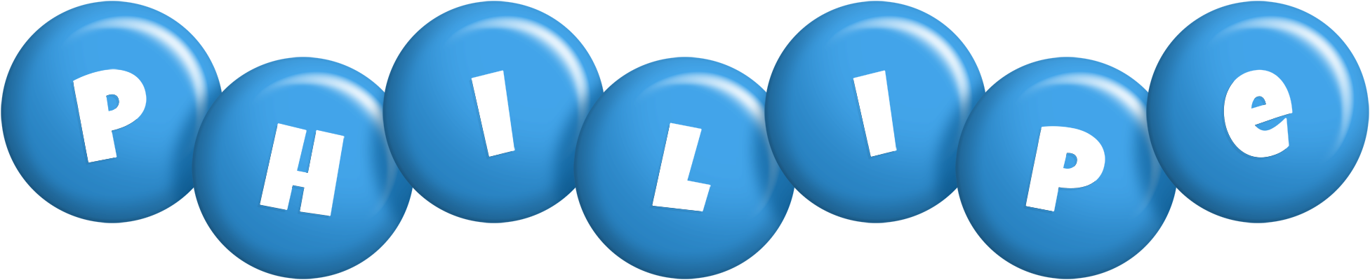 Philipe candy-blue logo