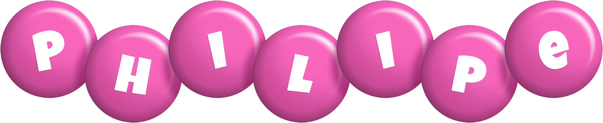 Philipe candy-pink logo