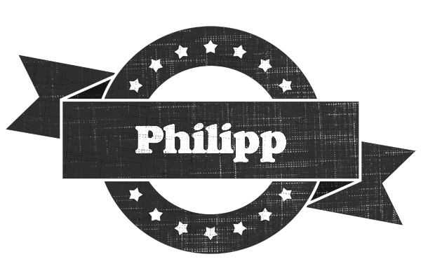 Philipp grunge logo