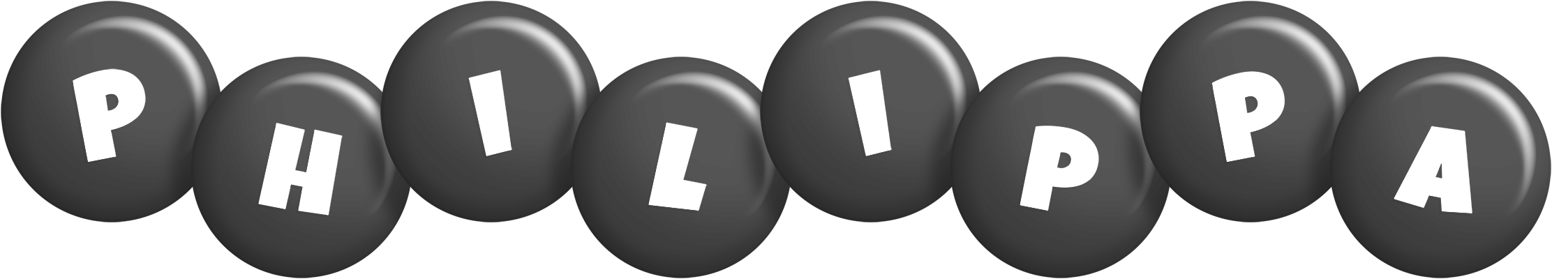 Philippa candy-black logo