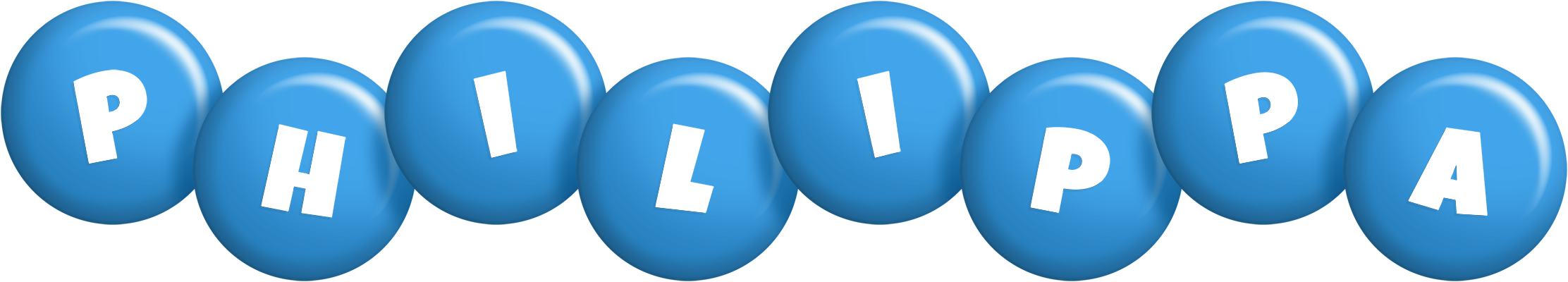 Philippa candy-blue logo
