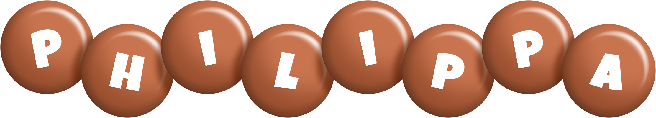 Philippa candy-brown logo