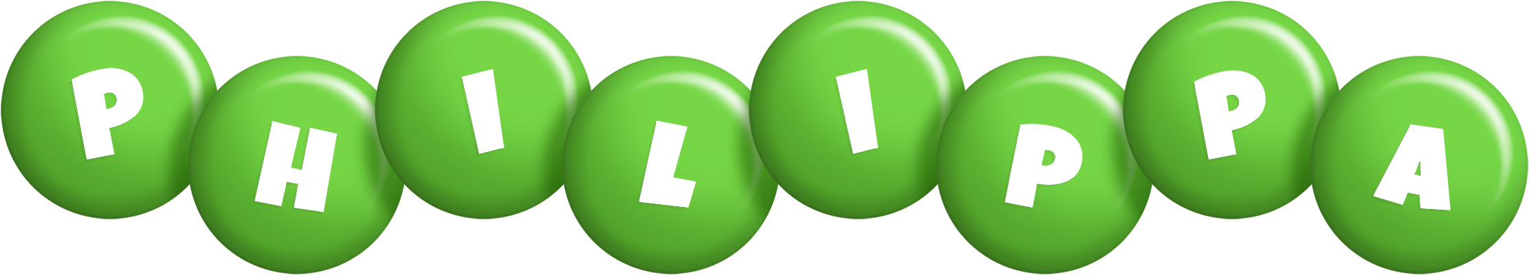 Philippa candy-green logo