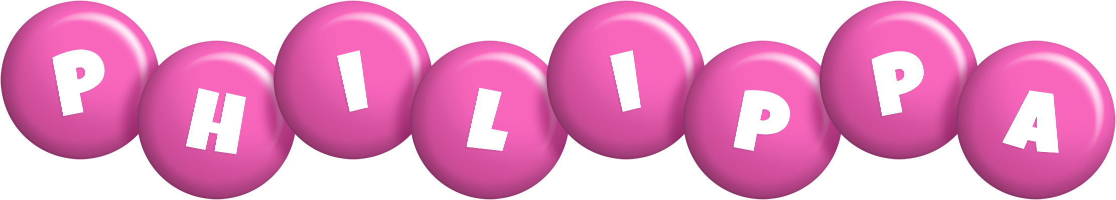 Philippa candy-pink logo