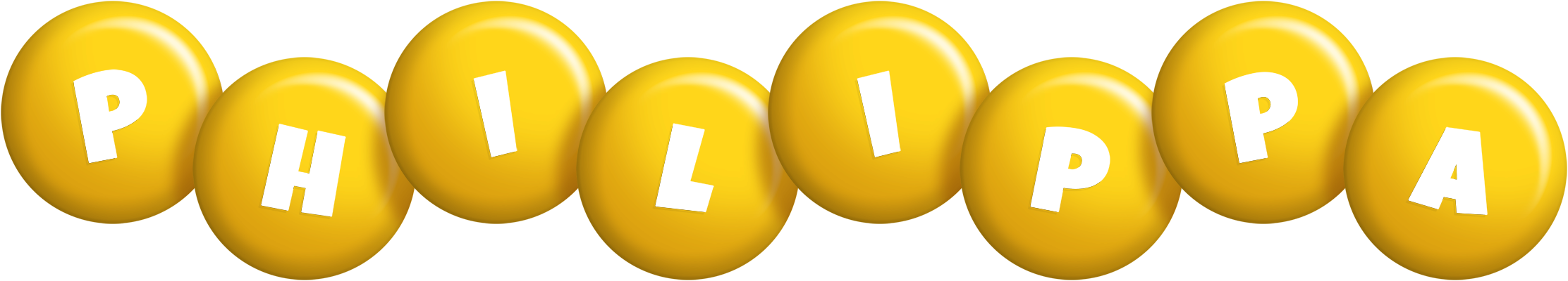 Philippa candy-yellow logo