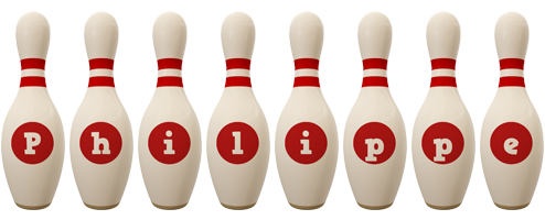 Philippe bowling-pin logo