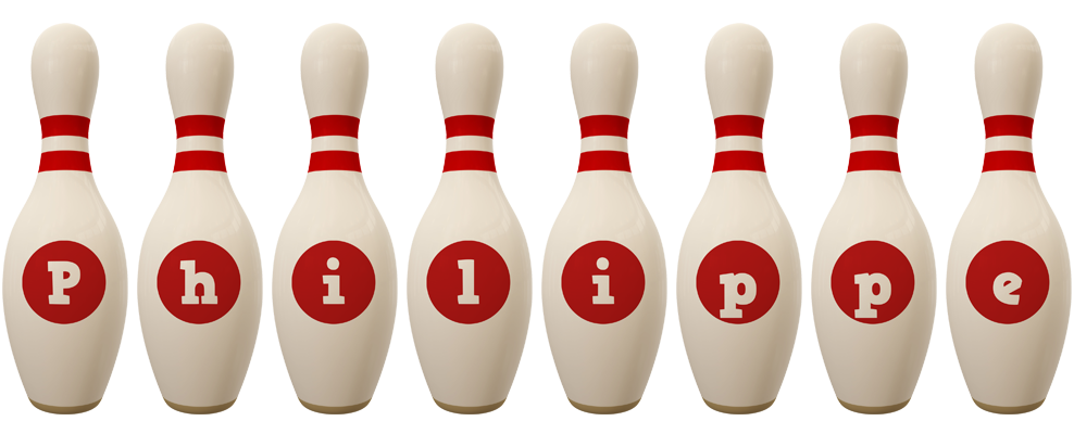 Philippe bowling-pin logo