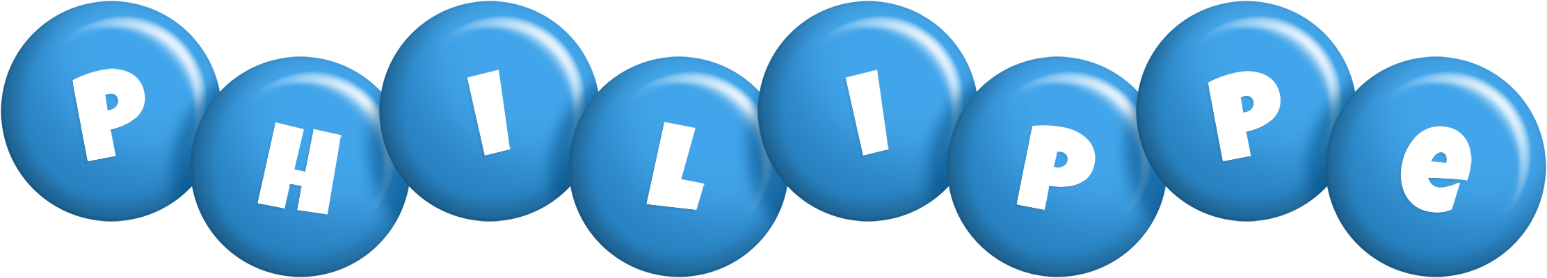Philippe candy-blue logo