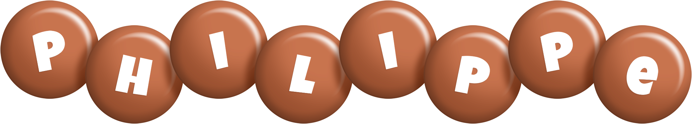 Philippe candy-brown logo