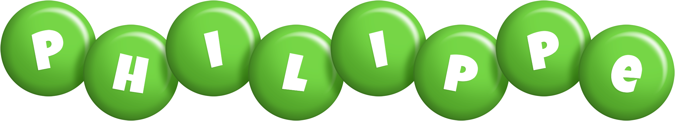 Philippe candy-green logo