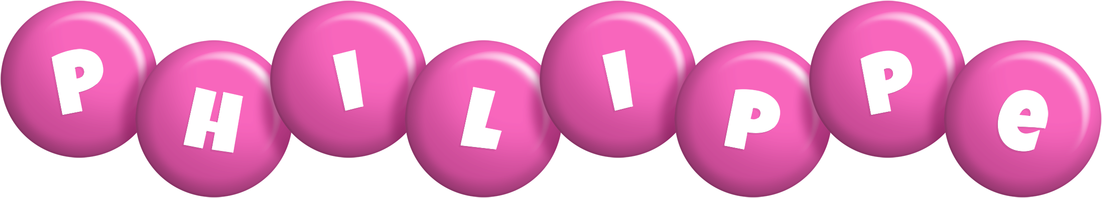 Philippe candy-pink logo