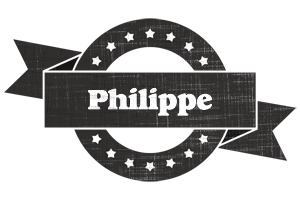 Philippe grunge logo